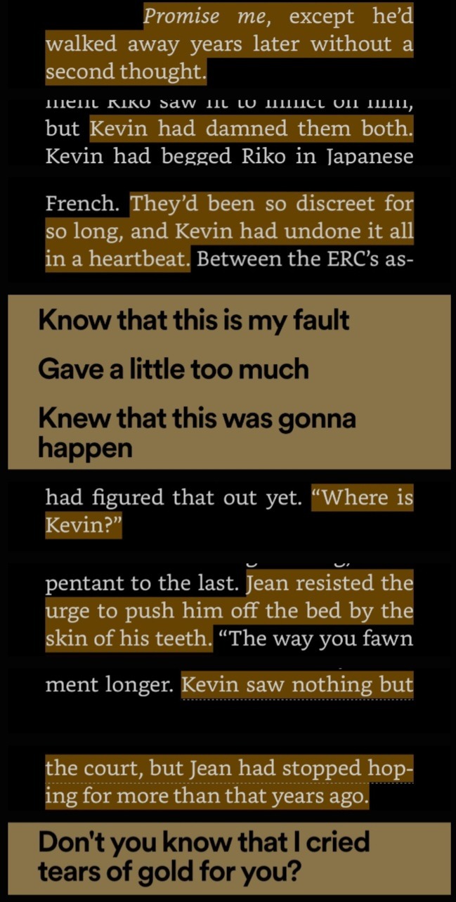 Tears Of Gold By Faouzia Is Sooooo Kevjean Coded