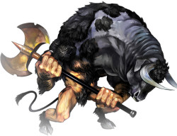 apebit:  The Minotaur - Dragon’s Crown