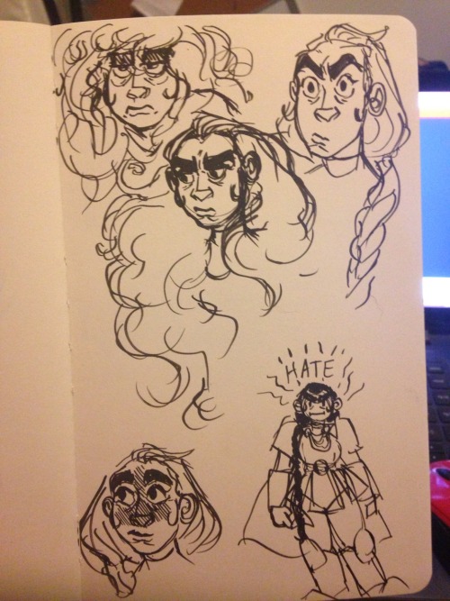 buttart:Some human idiots I drew this morning before I collapsed