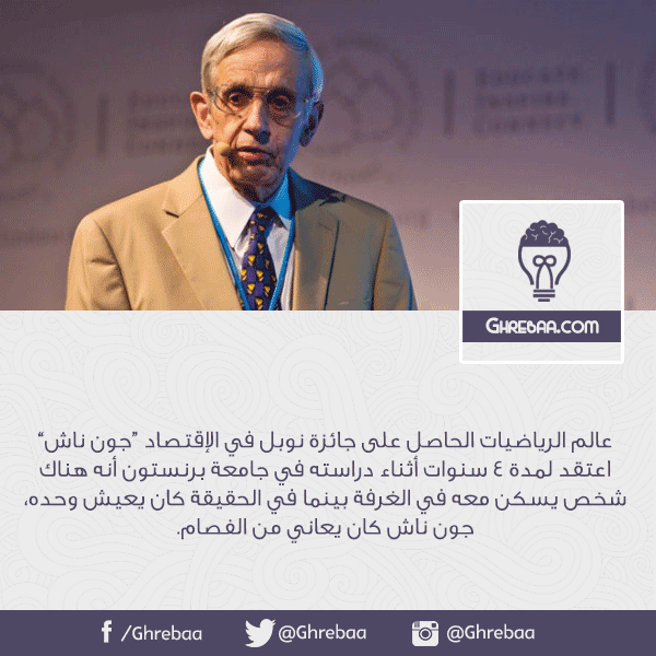 غريبة جون فوربس ناش عالم الرياضيات العبقري المجنون