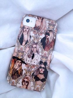 lazygolddigger:  my new iphone ft. artwork by helen green