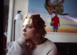 tamburina:&ldquo;True Blue Seydoux&rdquo; Léa Seydoux by Nan Goldin for V