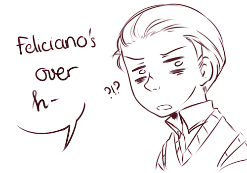 houdidesu:  germanystuck:  germanystuck:  lovino calling ludwig………..ludwig? ? ??? this is a strange thought  he does it on accident one time just a casual “hey ludwig—” and catches himself and they’re both completely weirded out and ludwigs