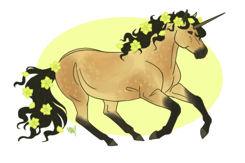 teacupchimera: continuing with the tertiaries we’ve got chartreuse! ft a buckskin with daylilies :Dp