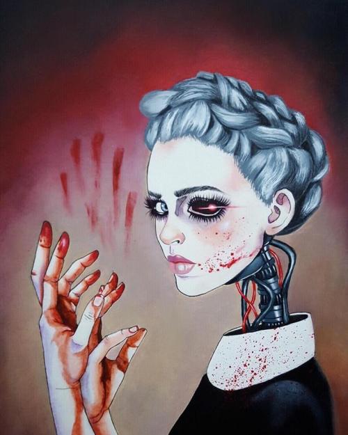 crossconnectmag:  Harumi Hironaka  São Paulo-based Peruvian/Japanese painter and illustrator website  For more unique art: Instagram || Twitter || Facebook Posted by Andrew 