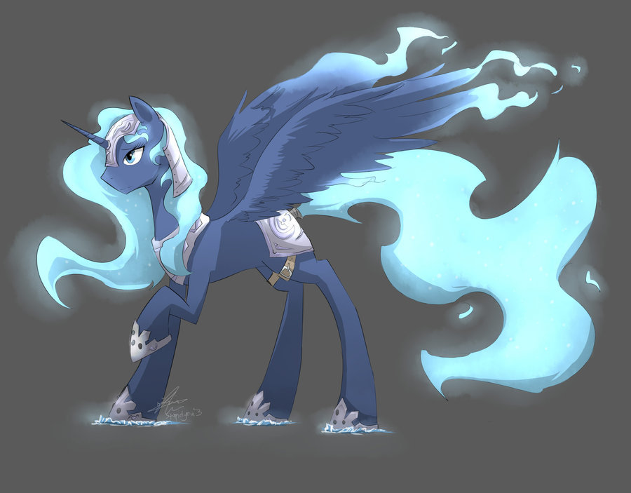 allponyarebestpony:  Princess of the Moon by *stupidyou3