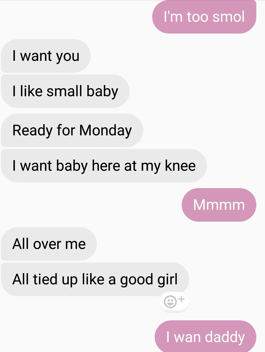daddyslittlebunn:  *wiggles booty* I can’t wait to play daddy 💞