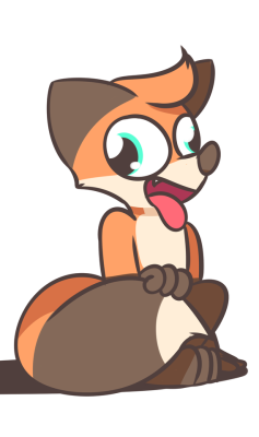 mrdegradation:Here’s a separate pic of silly foxmod! x3 Goofy foxer~ :3