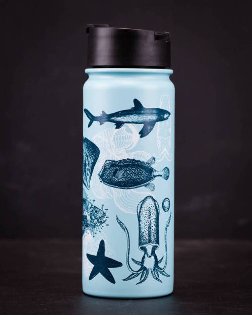 darthkenobi:  sosuperawesome: Science Meets Design Stainless Steel Vacuum Flasks and Tea Infuser, by Cognitive Surplus on Etsy @sixgunsound seems like something that might be up your alley 