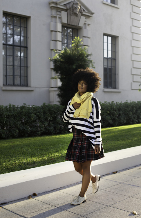 schoolgirl plaid restyled www.thetinycloset.com