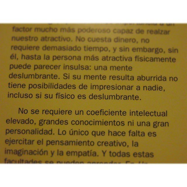 unsacoweamas:  &ldquo;Si su mente es  aburrida no tiene posibilidades de impresionar