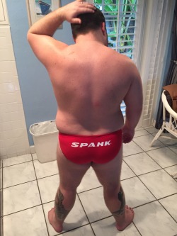 bearlust:  chubbyaddiction:  directorbear:  SPANK swimwear  Woooof!  Yesssss 