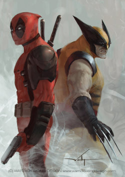 imthenic:  Deadpool vs Wolverine by waLek05 