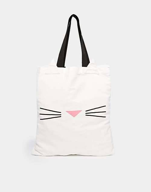 High Heels Blog wantering-blog: Cat Tote  ASOS Cat Ear Shopper Bag via Tumblr