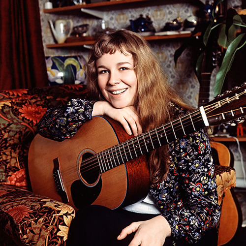 Fairport Convention, Sandy Denny relaxing at home, 1972