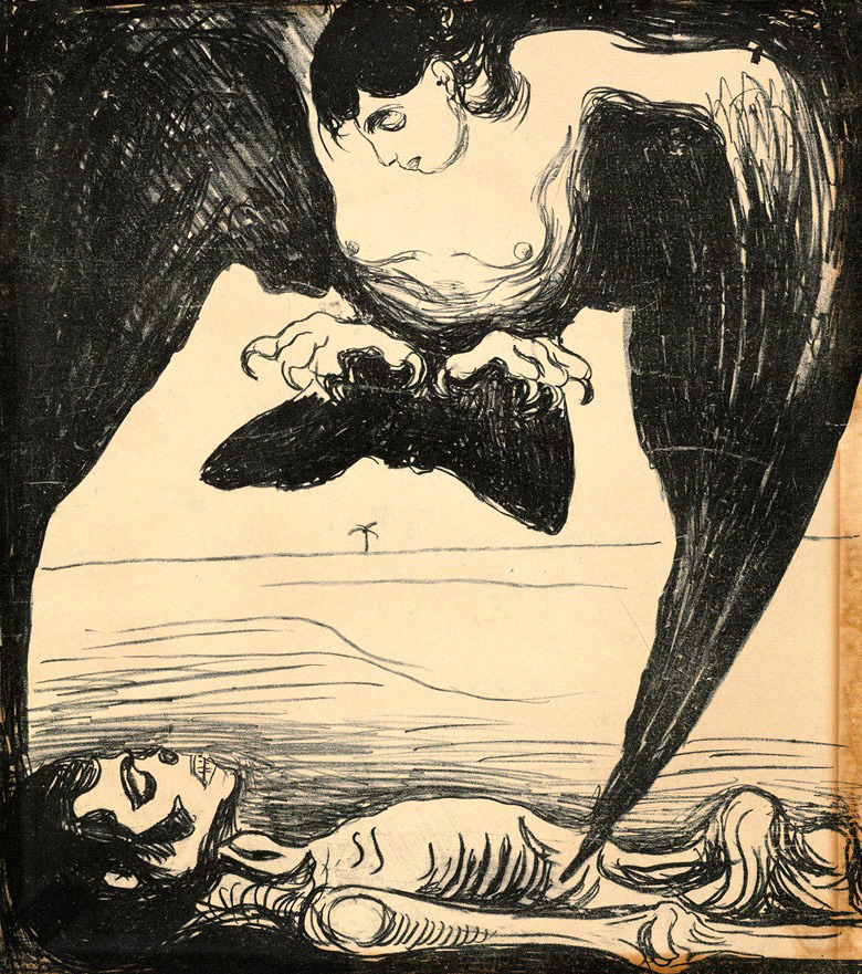 Edvard Munch (1863-1944), ‘Harpy’, 1899
“The ‘battle of the sexes’ is a central theme in Edvard Munch’s oeuvre. Although a great innovator of artistic form and a precursor of Expressionism, he was in sentiment very much a man of the fin de siècle,...