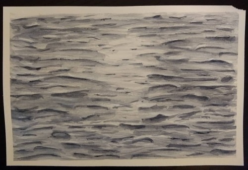 Wine-dark sea #2, study/sketch/practice/exercise/whatever it is. Thing. It&rsquo;s a thing. Better. 
