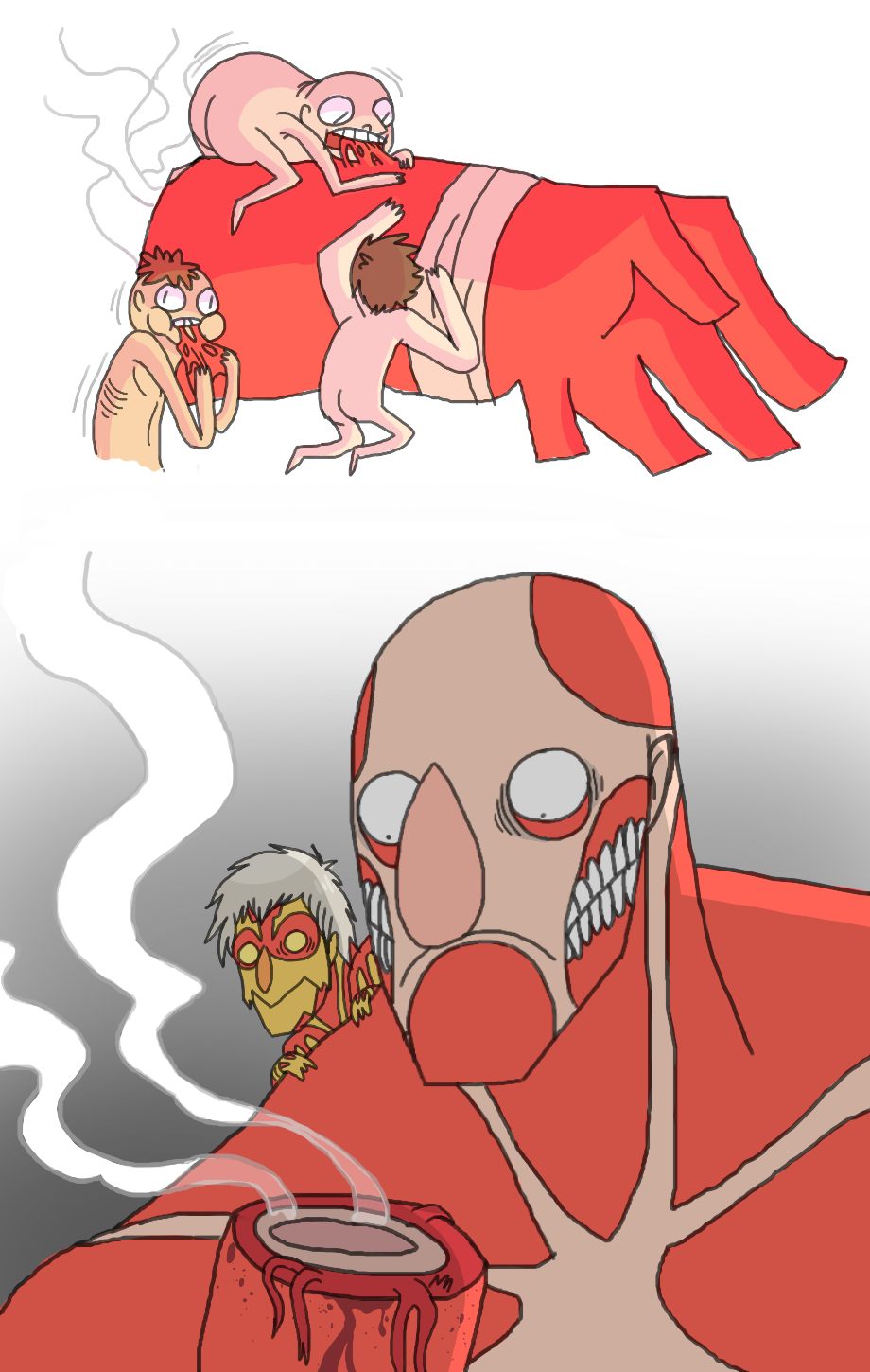 trows:  wowza-wowzers:  redraw of this gross shit cause its so damn ugly I had to