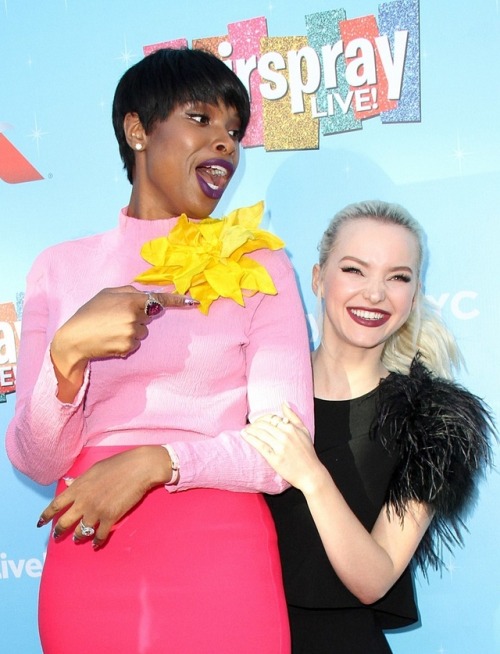 Dove Cameron and Jennifer Hudson at the Hairspray Live! For Your Consideration event held at the Sab
