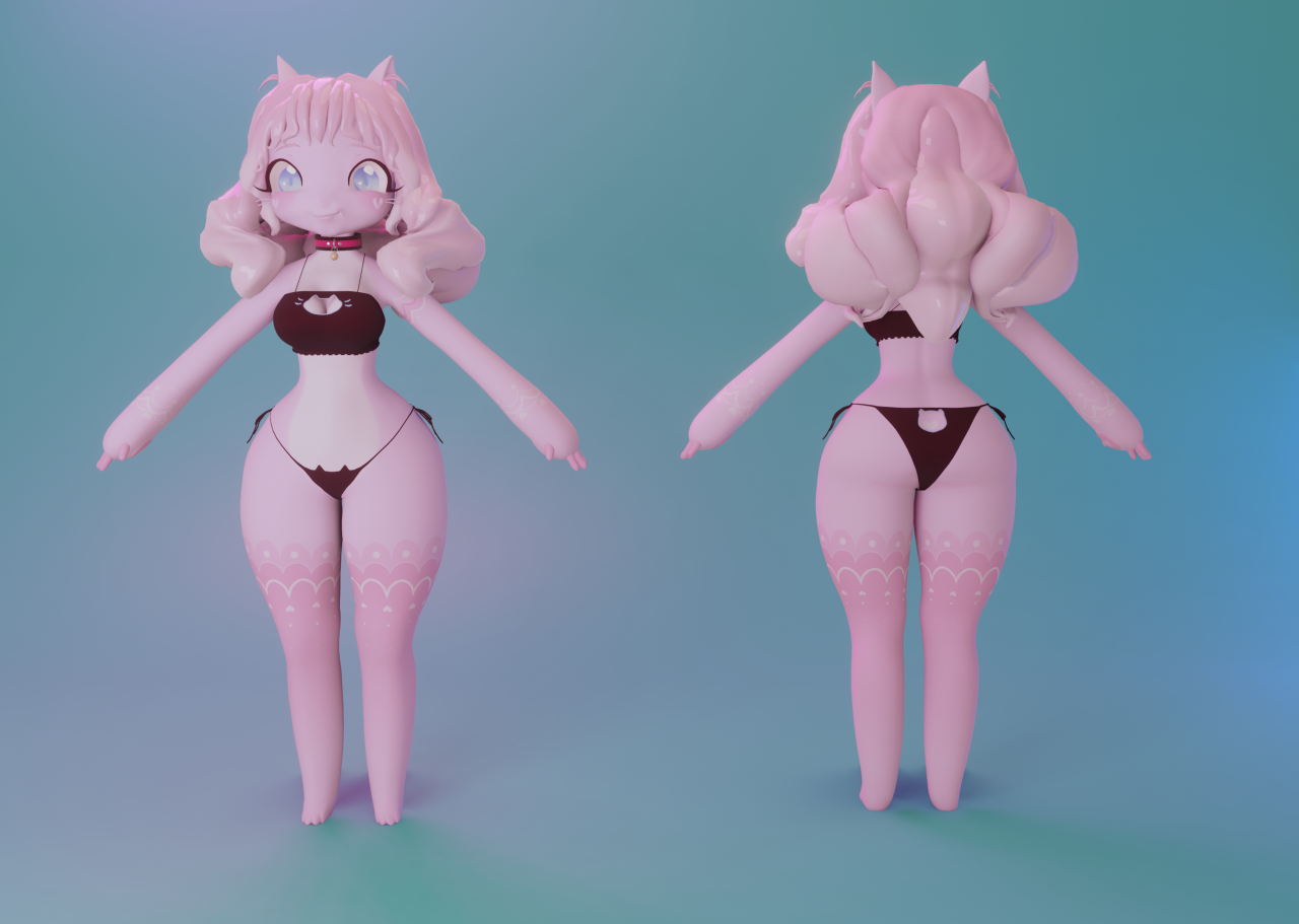 peachyPoo🔞 on X: My puppet model is now public on vrc to use #VRChat  #3DModel #blender #anime #fnaf  / X