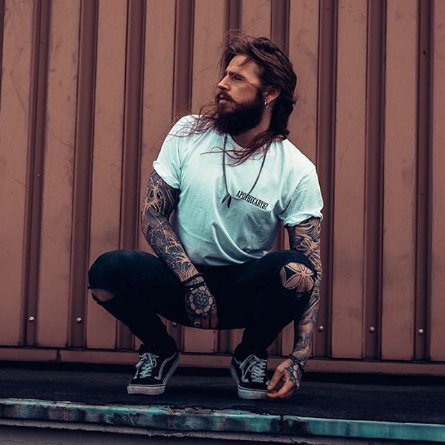 apothecary87:  @thecreekman wearing our Original Logo tee (full back print). Available