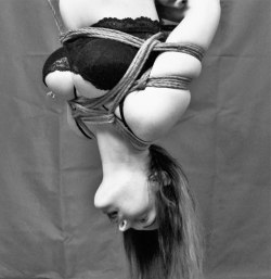 sensualhumiliation:  Upside down bondage