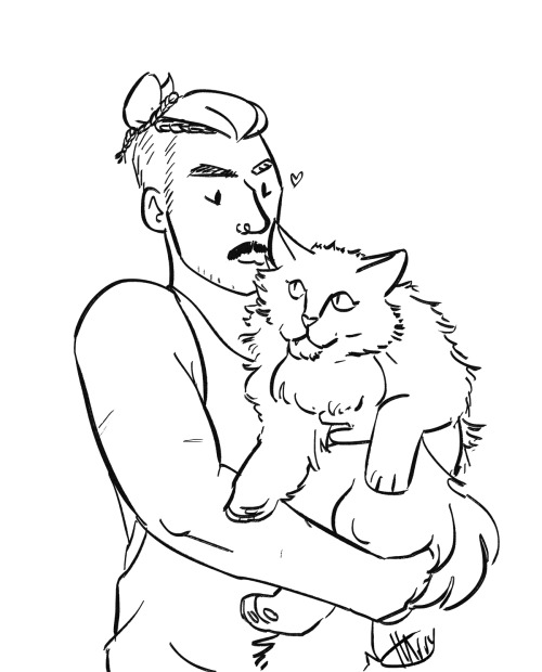 I live for modern MDZS AUs where Baxia is a massive terror cat and Nie Mingjue&rsquo;s little prince