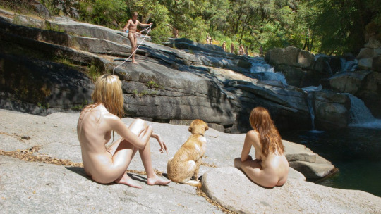 priscillastuff: Nudists and Pets – Aside from their love of their spouse/significant