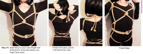 fetishweekly:  Shibari Tutorial: Side Hitch Harness ♥ Always practice cautious kink! Have you