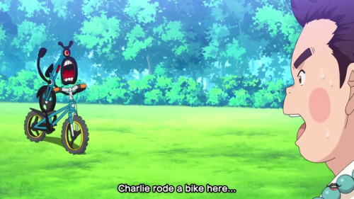 Only in Yo-Kai Watch you can find a bicycle riding another bicycle.