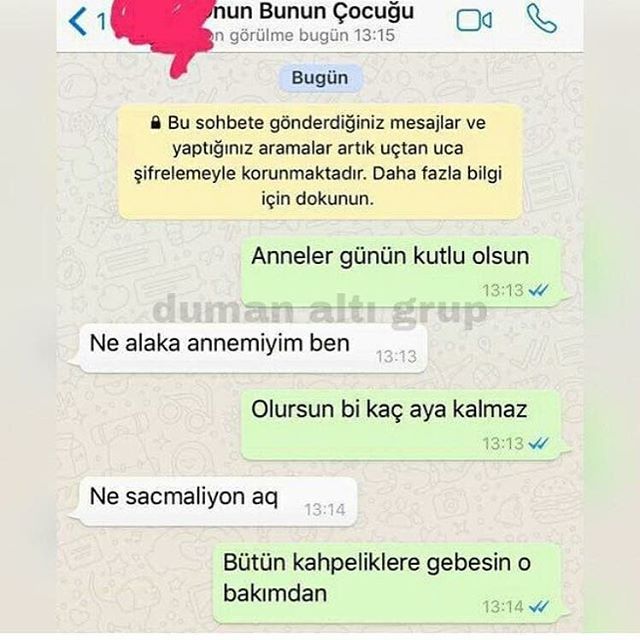 - Anneler günün kutlu...