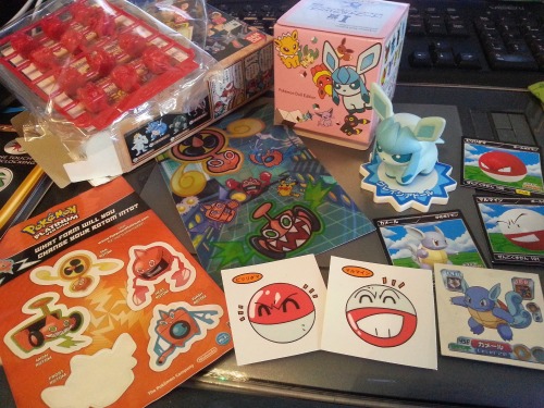 Wee last week was a happy week for me, because I got so many Pokemon stuff (*&ldquo;･∀･)ﾉGot those s