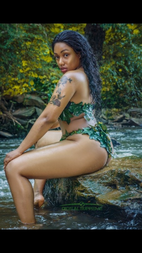 viictry:  #Incarnation of #Oshun , Daughter of #Yemeya . Birthed of the Wata . ••Pic: @digitalsupremecreations @digitalsupremephotography . ••Cooly wata . Chilled my body . Warmed my Soul . 