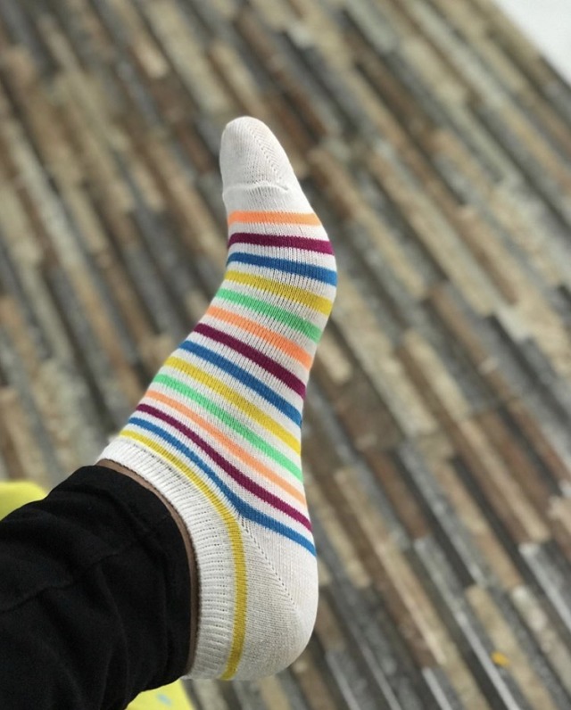 striped socks on Tumblr