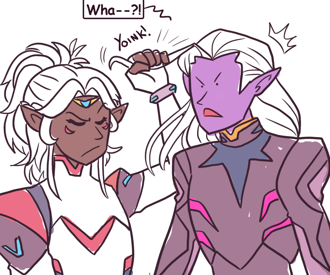 legendary-defenders:  klunked: lotor’s design is so frustrating to me not only