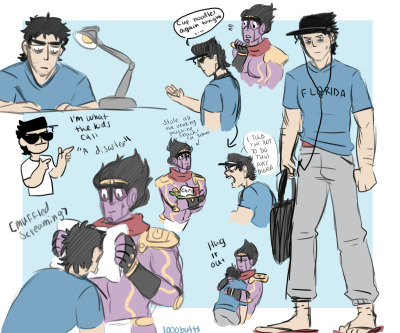 Jojo's Bizarre Adventure shatposts — Jotaro might not be very expressive  but Star