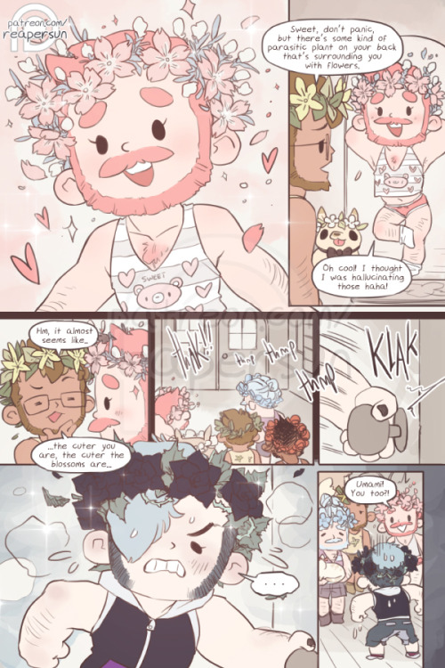 sweetbearcomic: Support Sweet Bear on Patreon -> patreon.com/reapersun ~Read from beginning~ <-Page 32 - Page 33 - Page 34-> ✿❀✿❀✿❀✿❀✿❀✿❀✿❀✿❀✿❀✿ 