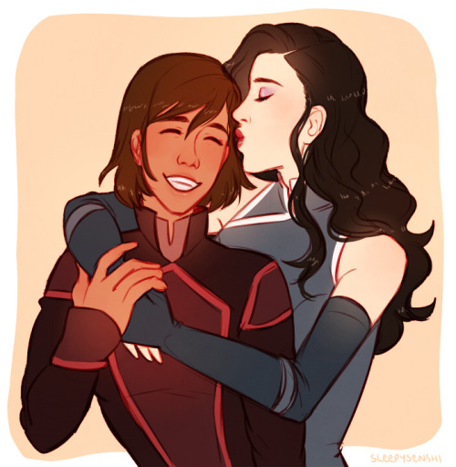 mintgal:korrainasamisjacket said: I HAVE to ask. 6 for korrasami, please? :D6. Wearing each others’ 