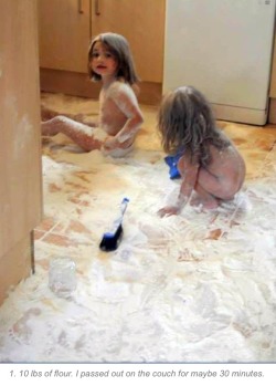 fit-nnitsa:  Kids getting into trouble! SO glad my daughter has never done anything like this…yet! Lol!!