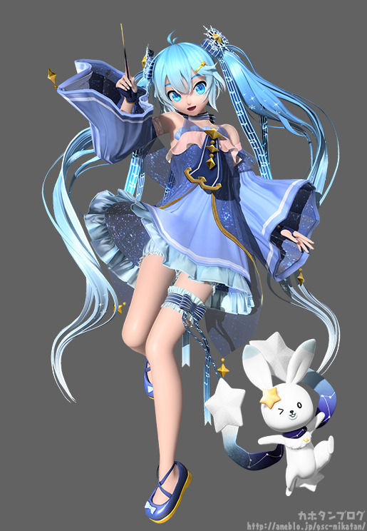Running On Queue Today S Miku Module Of The Day Is Snow Miku 17