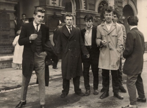 milkbug:  bl-ossomed:        Photographer unknown, 1950s  the one on the left hello  so hot im actually crying  Oh god, feeling weezy  why dont boys look like this anymore wtf  yes omg ^  why did we go from this to baggy pants and snap backs?   can we