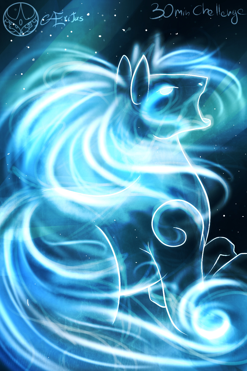 Northen Lights - for the 30 minutes challenge  I am Currently accepting Commissions,