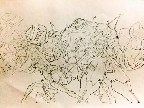 animeyesnow:  Kill la Kill rough sketches that Shuhei Handa posted on twitter. Source: 1 | 2 | 3 | 4 | 5 | 6 | 7