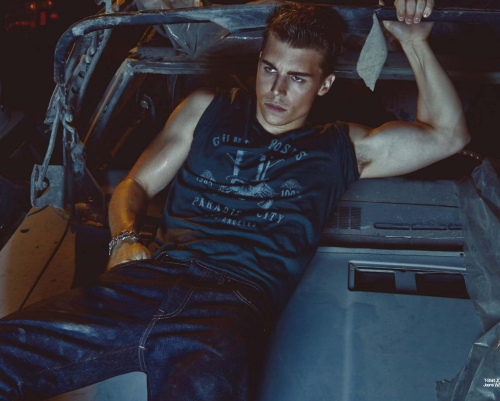 nolangerardfunknews: Nolan Gerard Funk in Dtk Men Magazine: The Cinema Issue.