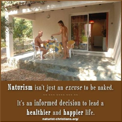 naturist-american-activist: naturismsawce: Naturism/Nudism saved my marriage. So much happier for it