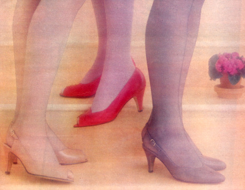 periodicult: 9-2-5 Shoe Collection/JC Penney, Glamour magazine, September 1983.