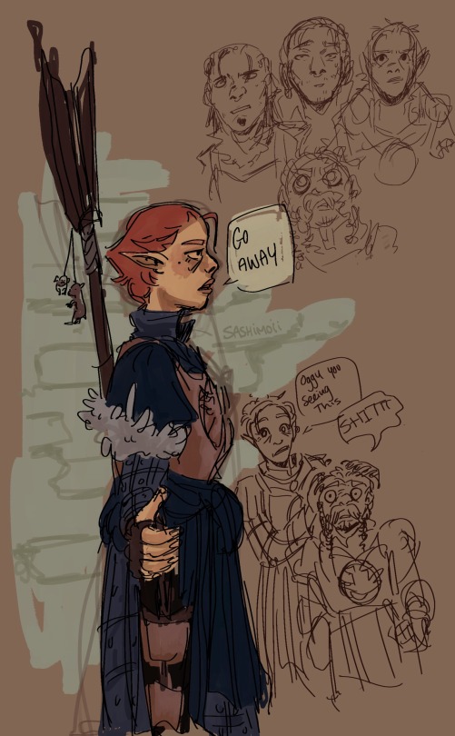 Naema Surana After Awakening Or Like During ? Idk All I Remember When Drawing This Was Massive Oghren