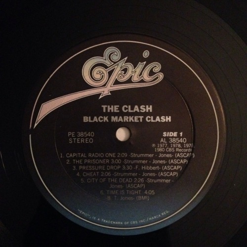 The Clash - Black Market Clash  1980 (Epic)