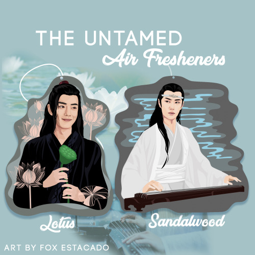 foxestacado: My The Untamed/MDZS air fresheners are finally available for purchase! The WEI WUX