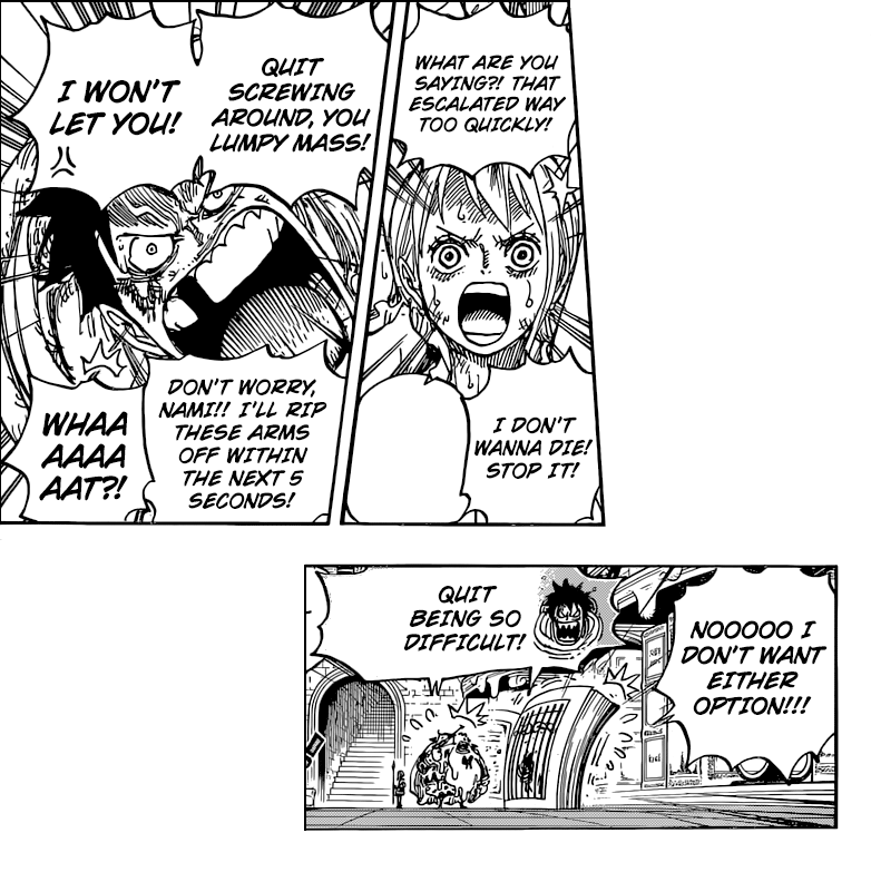 One Piece Luffy X Nami Feat Manga Proof Luffy And Nami In Chapter 851